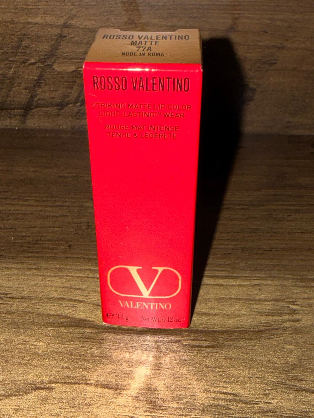 Valentino Rosso Matte Refillable Lipstick — 77A Nude In Roma (0.12 oz / 3.4 g)
